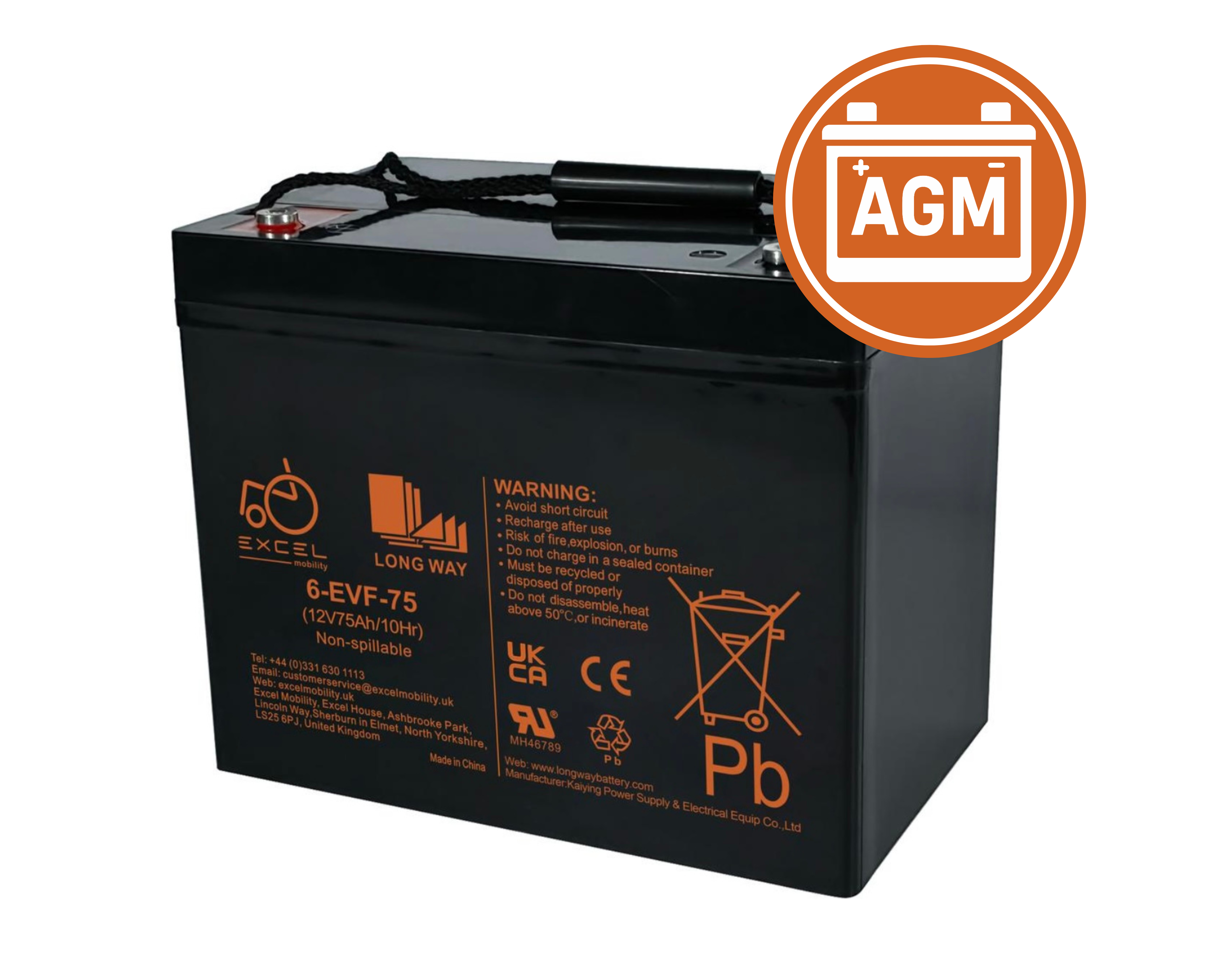 Excel Energy - Longway 75Ah Batteries